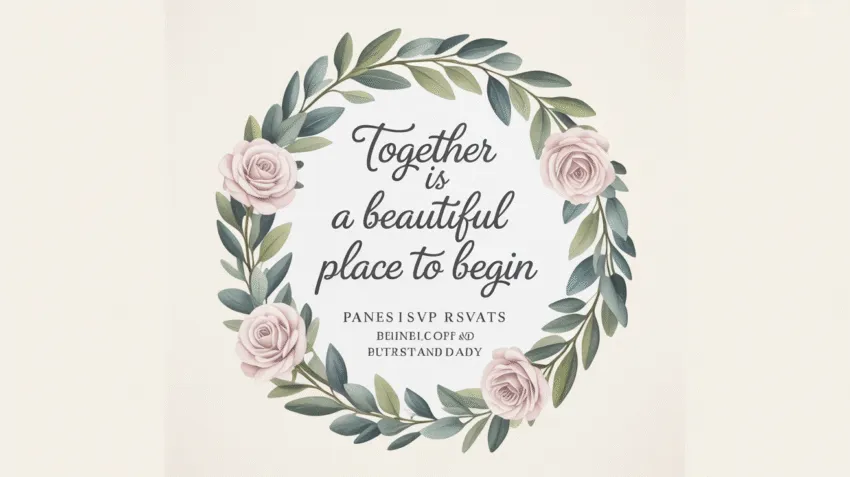 Desain undangan pernikahan elegan dan kreatif