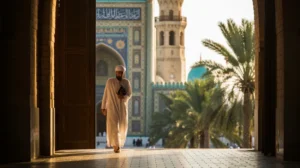 Ilustrasi doa keluar masjid