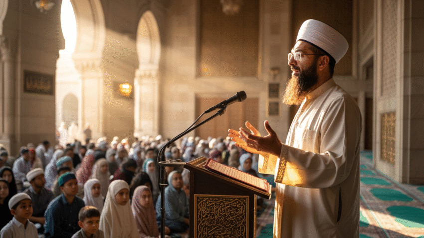 Khutbah Idul Adha yang menginspirasi di Masjid