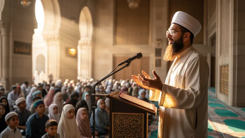 Khutbah Idul Adha yang menginspirasi di Masjid