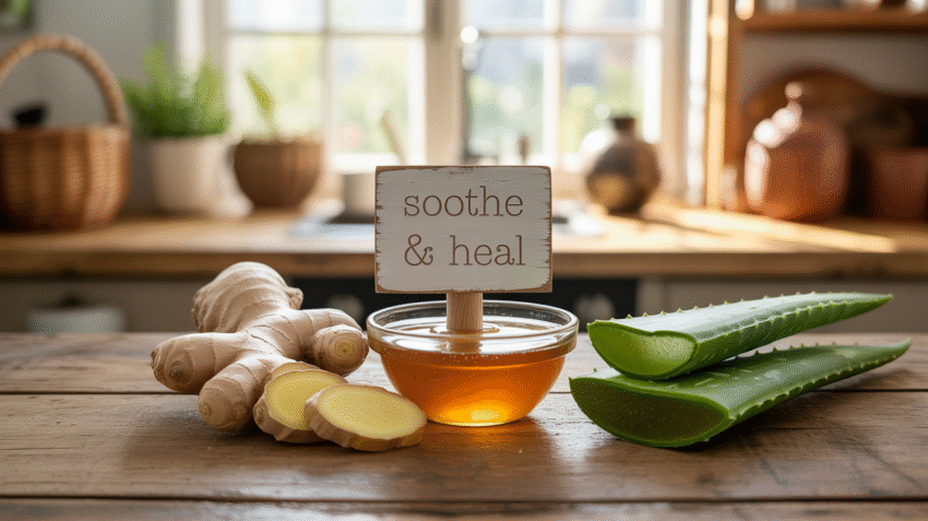 Obat alami amandel dengan bahan herbal alami
