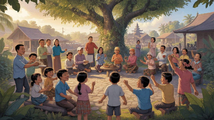 Gambar ilustrasi penerapan Pancasila dalam kehidupan sehari-hari
