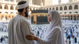 Gambar ilustrasi perbedaan haji dan umrah