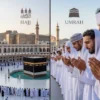 Ilustrasi ibadah haji dan umrah di Tanah Suci Mekkah