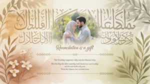 Pasangan suami istri Muslim berdamai dalam proses rujuk