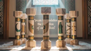 Ilustrasi rukun iman dalam Islam