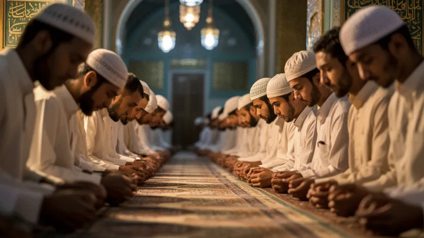 Shalat Tarawih di Masjid