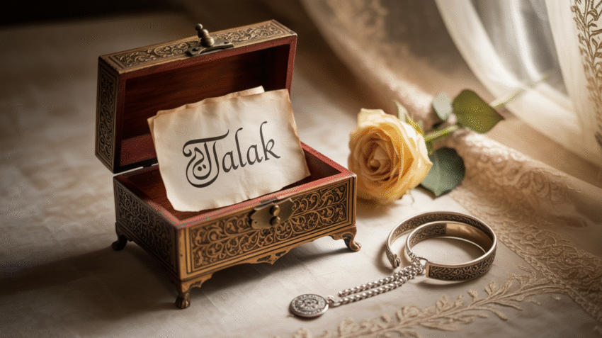 Ilustrasi talak dalam hukum Islam