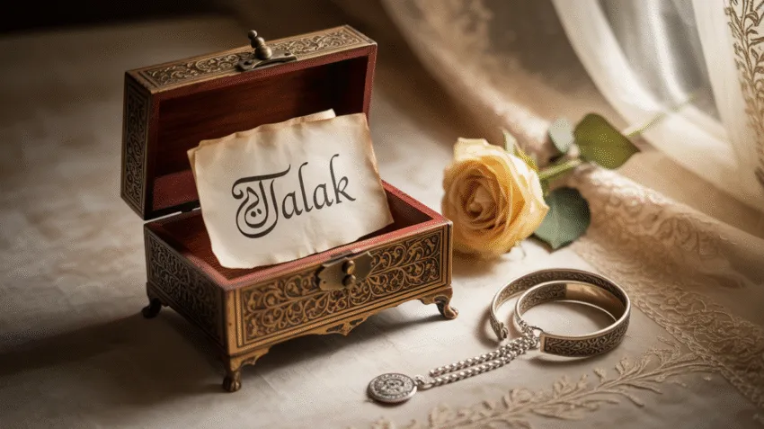 Ilustrasi talak dalam hukum Islam