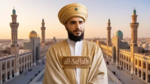 Ilustrasi Abu al-‘Abbas al-Saffah sebagai khalifah pertama dinasti Abbasiyah