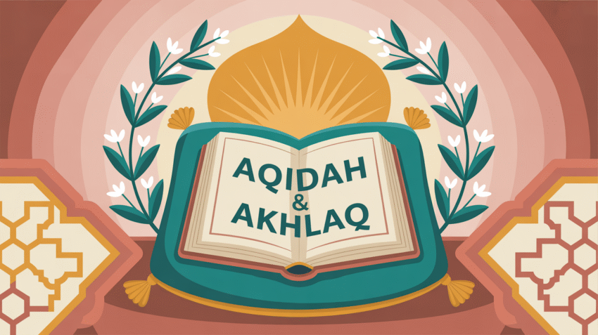 Ilustrasi konsep akidah akhlak dalam kehidupan muslim