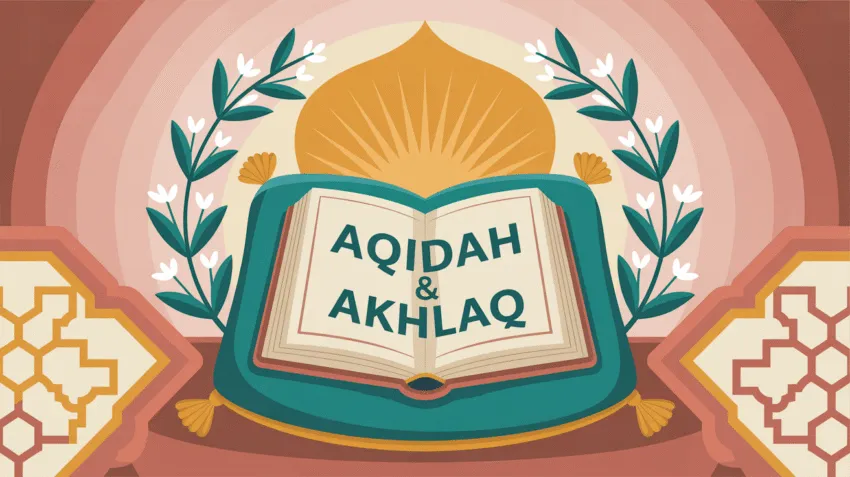 Ilustrasi konsep akidah akhlak dalam kehidupan muslim