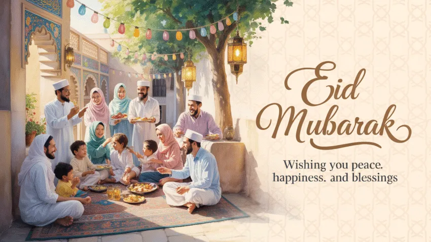 Ilustrasi tentang silaturahmi yang menggambarkan kedamaian dan hubungan sosial yang erat.