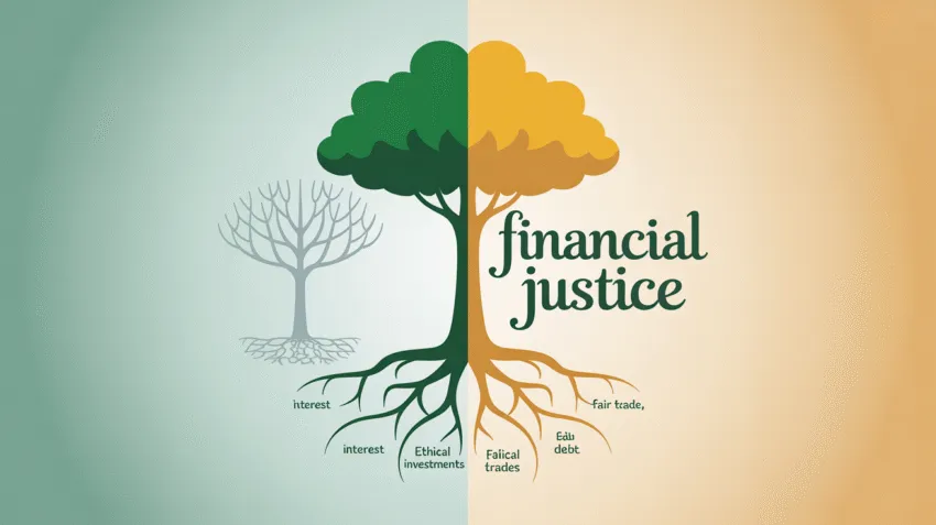 Ilustrasi konsep riba dalam ekonomi Islam