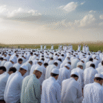 Shalat Ied di lapangan terbuka
