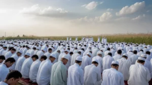 Shalat Ied di lapangan terbuka