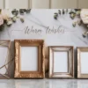 Koleksi bingkai undangan pernikahan dengan berbagai desain dan material