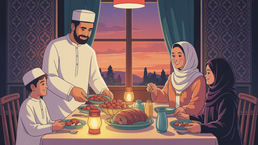 Ilustrasi contoh nafkah lahir dalam keluarga muslim