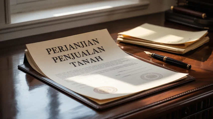 Contoh surat jual beli tanah bermaterai lengkap dengan stempel