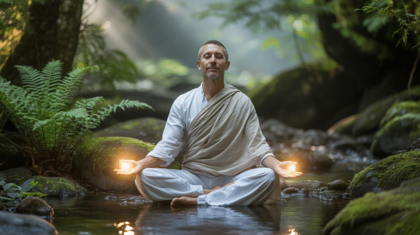 Doa cepat sembuh dengan cahaya spiritual dan alam yang mendukung pemulihan