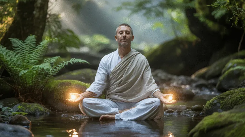 Doa cepat sembuh dengan cahaya spiritual dan alam yang mendukung pemulihan