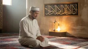 Doa dan dzikir setelah sholat dengan suasana tenang