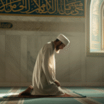 Ilustrasi doa ikhlas dengan suasana tenang dan cahaya spiritual
