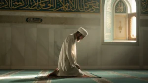 Ilustrasi doa ikhlas dengan suasana tenang dan cahaya spiritual