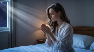 Ilustrasi doa sebelum tidur dan setelah bangun tidur