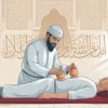 Ilustrasi bekam sesuai sunnah Nabi dengan peralatan tradisional dan latar islami