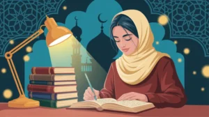 Ilustrasi menuntut ilmu dalam Islam