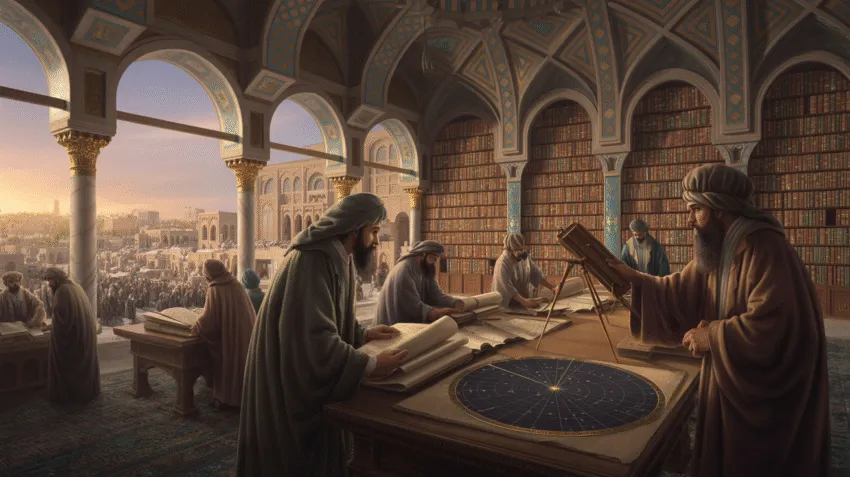 Ilustrasi kejayaan peradaban Islam pada masa Daulah Abbasiyah