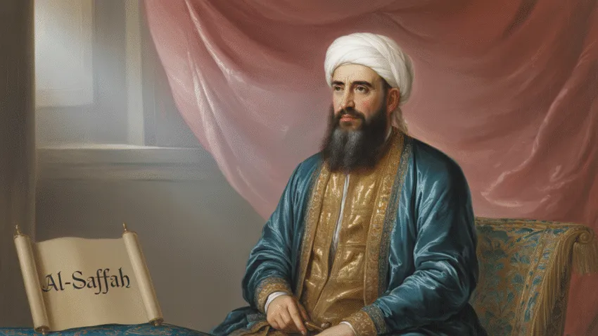 Ilustrasi Abu al-Abbas al-Saffah, khalifah pertama Dinasti Abbasiyah