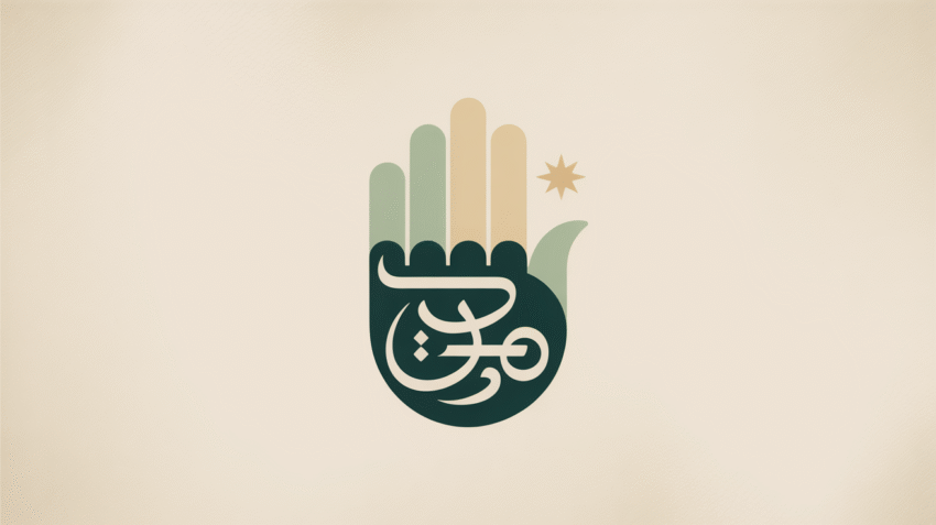 Logo Ikhlas Beramal yang menggambarkan keikhlasan dalam beramal