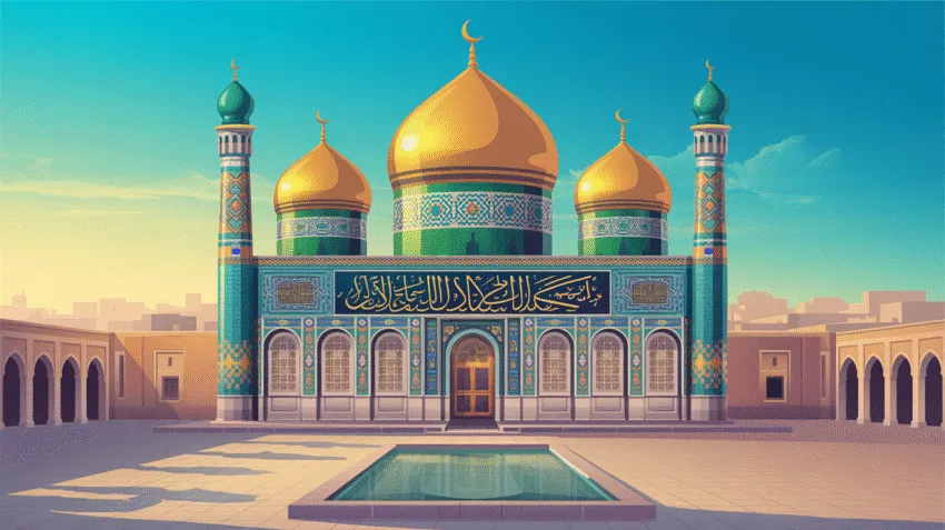 Makam Ali bin Abi Thalib di Masjid Imam Ali, Najaf, Irak