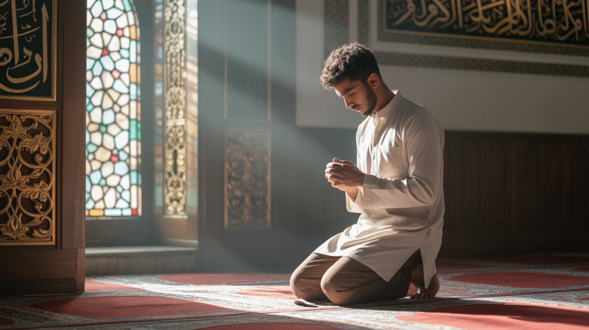 Ilustrasi niat sholat sunnah sebelum dan sesudah shalat wajib