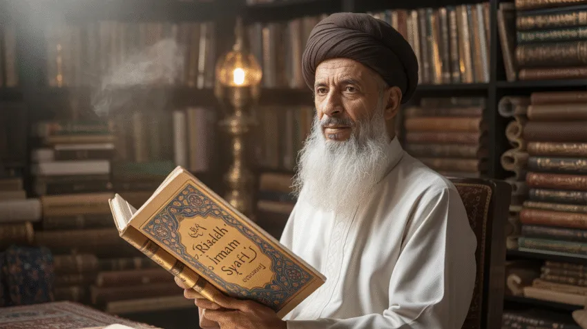 Ilustrasi pendapat Imam Syafi'i dalam hukum Islam