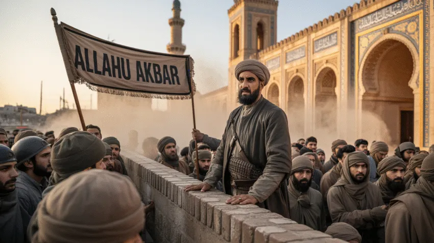 Ilustrasi pendiri Daulah Abbasiyah dan kekhalifahan yang dibangunnya