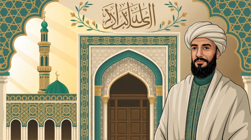 Ilustrasi sejarah pendiri Daulah Abbasiyah dan peta kekhalifahan