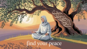 Ilustrasi kesabaran dan ketenangan hati dalam menghadapi ujian hidup