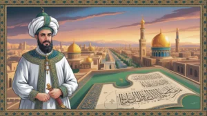 Ilustrasi sejarah pendiri Dinasti Abbasiyah dan peta kekhalifahan