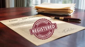 Ilustrasi surat perjanjian jual beli tanah dengan materai