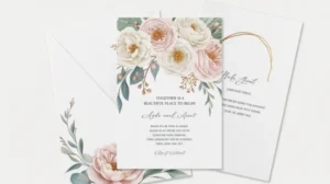 Contoh surat undangan pernikahan elegan