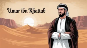 Gambar ilustrasi Umar bin Khattab dan suku Bani Adi