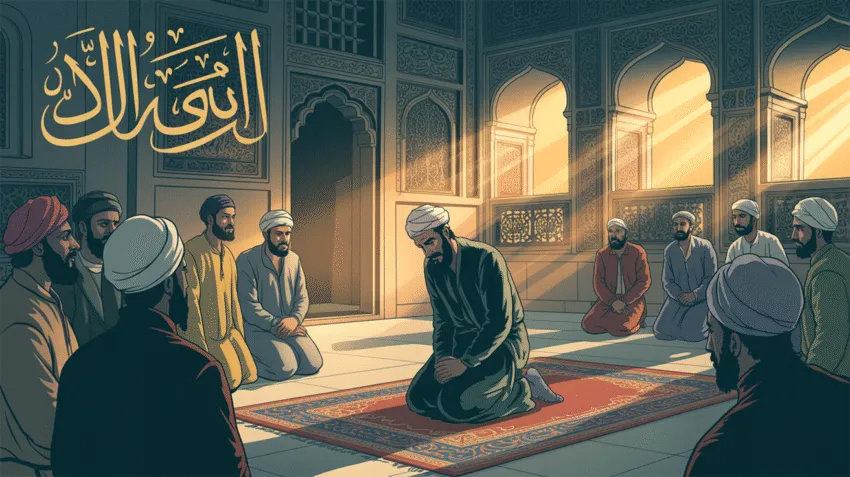 Ilustrasi sejarah wafatnya Utsman bin Affan, khalifah ketiga Islam