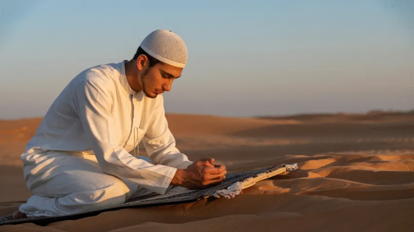 Ilustrasi waktu pelaksanaan shalat dhuha