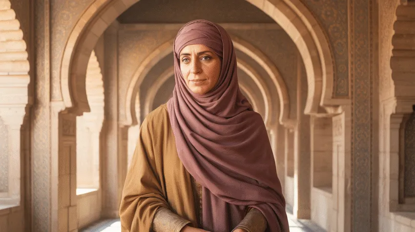Ilustrasi Fatimah binti Asad, ibunda Ali bin Abi Thalib yang bernama mulia dalam sejarah Islam