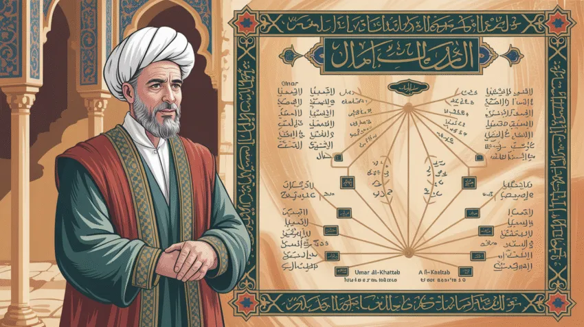 Ilustrasi Umar bin Khattab dan latar belakang keluarganya