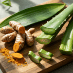 Obat herbal untuk bisul dengan bahan alami seperti kunyit dan daun sirih