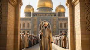 Ilustrasi sejarah pendiri Dinasti Umayyah dan peninggalan peradaban Islam